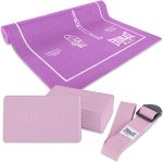 Everlast FIT Yoga Essentials Kit - Non-Slip Yoga Mat, Foam Blocks & Strap - Complete Yoga Set for Home Gym, Pilates & Meditation - Yoga Accessories for Flexibility, Balance & Stretching - Image 2