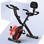 Exercise Bike,MOSUNY 2026 New Foldable Stationary Bike with 16 Levels Magnetic Resistance, Folding Exercise Bicycles with 10DB Near-Silent with, 350LBS Capacity,Comfortable Seat Backrest - Image 2