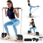 Home Gym Equipment – 33-45LBS All-in-One Portable Workout Machine for Full-Body Strength Training, Compact Home Fitness System - Image 2