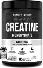 Jacked Factory Creatine Monohydrate Powder 425g - Canadian-Owned Informed Choice Certified Supplement for Increased Muscle Mass*, Improved Strength, Power, & Performance - Image 2