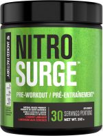 NITROSURGE Pre Workout Supplement - Endless Energy, Instant Strength Gains, Clear Focus, Intense Pumps - Nitric Oxide Booster & Preworkout Powder with Beta Alanine - 30 Servings, Cherry Limeade - Image 2