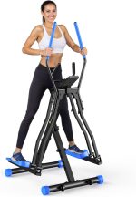 OWLSKY Air Walk Elliptical Exercise Machine for Home Gym – Full-Body Cardio Cross Trainer Glide Exercise with LCD Monitor, Device Holder, Low-Impact Workout, Full Body Fitness Equipment 400LBS - Image 2
