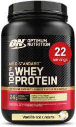 Optimum Nutrition Gold Standard 100% Whey Protein Powder, 670g - Vanilla Ice Cream - 22 servings (packaging may vary) - Image 2