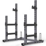 PASYOU Squat Rack for Home Gym Bench Press Rack with Max Load 1800 lbs for Bumpers and 600 lbs for J Hooks Adjustable Barbell Rack for Weight Lifting - Image 2