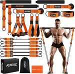 Pilates Bar Kit with Resistance Bands, 270lbs Heavy Duty Pilates Equipment for Men, Strength Training Bar for Legs, Hip, Back, Arm, Abs, Chest, Portable Home Gym Full Body Workout Equipment - Image 2