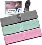 Polygon Resistance Exercise Bands, Polygon Fabric Non Slip Hip Bands for Squats, Legs, Butt, Thigh and Hip Workout, Thick Wide Fitness Loop for Men & Women. Workout Guide Included (Set of 3) - Image 2