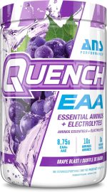 QUENCH EAA Aminos + Electrolytes - Complete Blend of 9 EAAs - 10g Total Amino Acids - Vitamins, Antioxidants, Electrolytes - ZERO Sugar, Carbs, Calories (Grape Blast) - Image 2