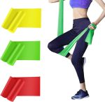 Resistance Bands Elastic Exercise Bands 3 Pack Physical Therapy Tension Band Recovery Band Workout Strength Training Bands for Women, Yoga, Arms,Upper Body and Shoulders - Image 2