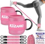 Resistance Bands with Ankle Straps, Ankle Weights Bands for Working Out, Exercise Band for Women Leg and Glute, Booty Workout Equipment for Kickbacks,Butt and Hip Training, Home Gym Fitness Equipment - Image 2