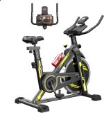 SogesPower Exercise Bike Indoor Cycling Bike Stationary Cycle Bike Fitness Bike for Home Gym Silent Belt Drive with Phone Ipad Mount &Comfortable Seat Cushion - Image 2