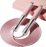 Speed Jump Rope for Fitness - Skipping Rope for Women Men Exercise with Adjustable Length Jumping Rope and Alloy & Silicone Handles Suitable for Workout Boxing Home Gym - Image 2