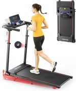 TOPUTURE Walking Pad with Incline, 2 in 1 Treadmills for Home & Office, Under Desk Treadmill, 2.5HP Portable Compact Treadmill with Remote Control, APP & LED Display, Installation-Free - Image 2