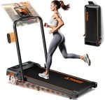 Walking Pad Treadmill with 9% Incline, 4-in-1 6.2MPH Treadmill for Home with Full Screen LED Display, 2.5HP Brushless Motor, 330 LB Weight Capacity, 12 HIIT Programs, Magnetic Remote Control - Image 2