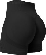 YEOREO Professional Women Workout Shorts 3.6" Scrunch Shorts Seamless High Waisted Contour Gym Yoga Biker Shorts - Image 2
