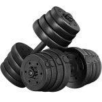 Yaheetech Adjustable Dumbbells Weight Set 33LB/44LB/66LB Dumbbell Weights Exercise & Fitness Equipment w/ 4 Spinlock Collars for Women & Men Gym Home Strength Bodybuilding Training - Image 2