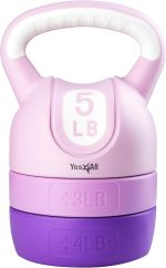 Yes4All Adjustable Kettlebell Weights Set for Women Strength Training, Kettlebells Workout Equipment for Home Gym - Image 2